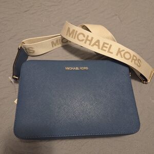Michael Kors Blue Crossbody Bag